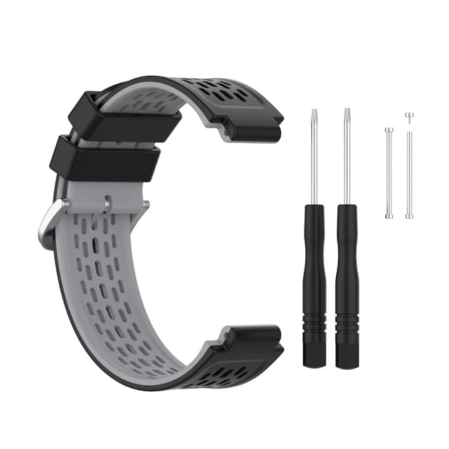 Kelloranneke  Garmin Forerunner 220/230/235/630/620/735XT, Approach S20/S5/S6 Musta