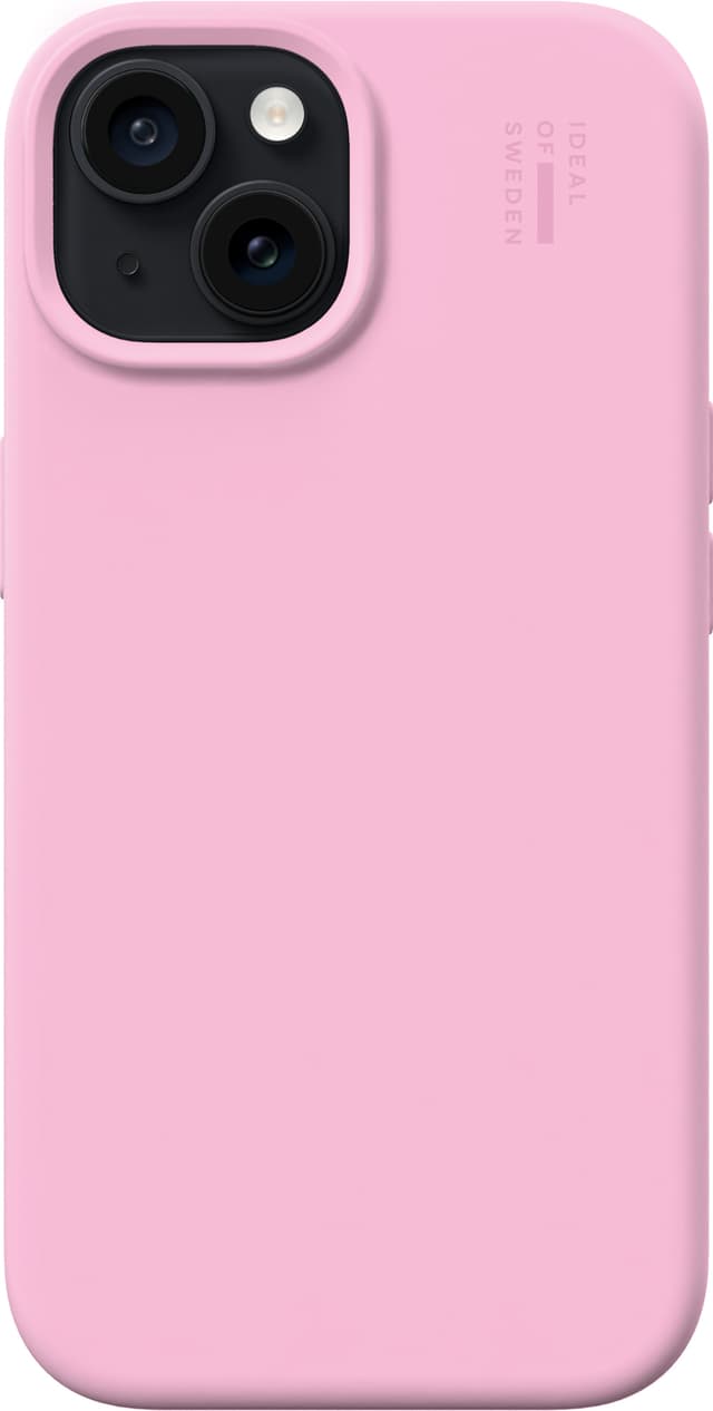 iDeal of Sweden Silicone iPhone 13/14/15 deksel (bubblegum pink)