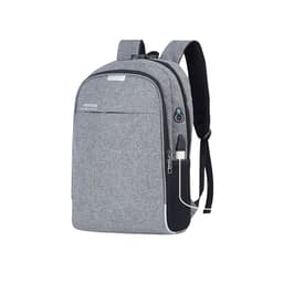 Multifunksjonell Business Casual-ryggsekk med innebygd USB-ladeport Grå