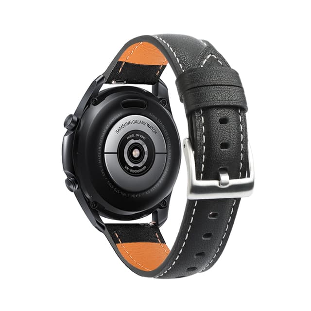 Samsung Galaxy Watch 3 (41 mm) armbånd læder Sort