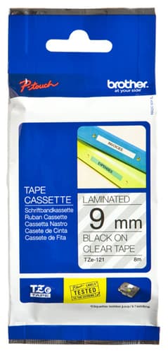 Brother TZe tape 9mmx8m black/clear