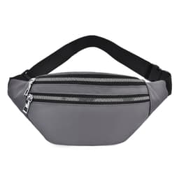 Oxford Cloth Fanny Pack Casual taljetaske til rejseindkøb Grå