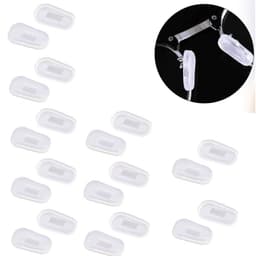 Nenäsuojaus laseille 10 paria Valkoinen L