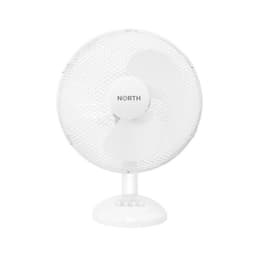NORTH Fläkt Bordsfläkt 30cm Plast Vit