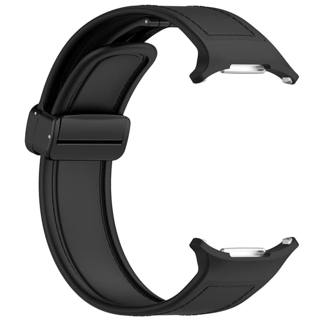 Samsung Watch Ultra 47 mm:n silikoniranneke magneettilukolla Musta
