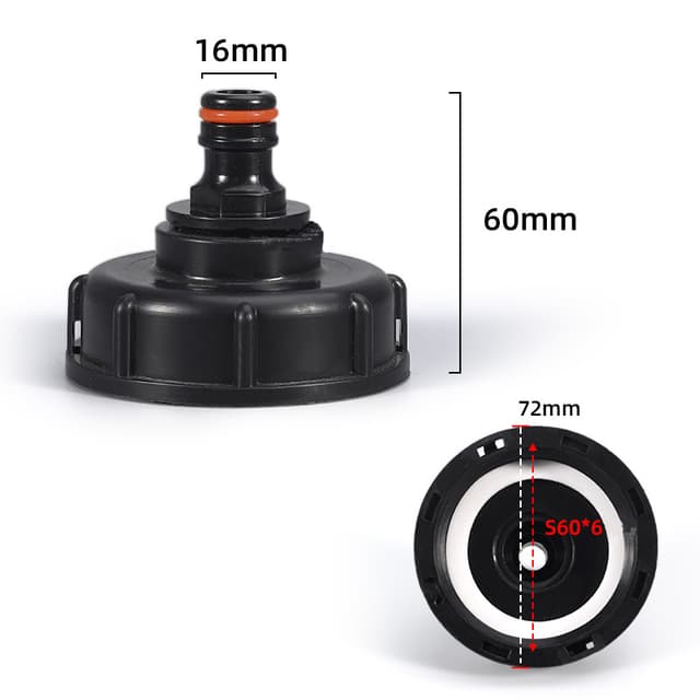 Kranadapter for IBC tank 3/4 tommer