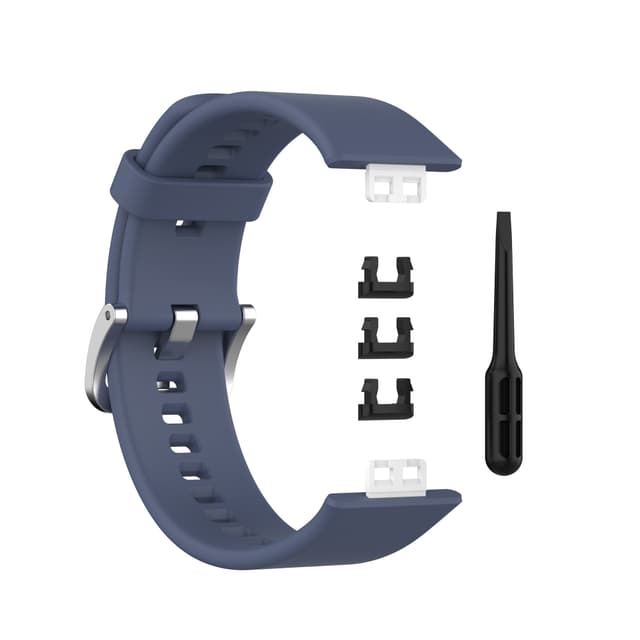 Silikone Watch Armbånd Urrem til Huawei Watch Fit (TIA-B09/TIA-B19) Blå