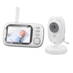 Videomonitor med kamera 2.4G transmission, 2-vejs lyd, infrarødt nattesyn