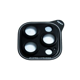 Frostet kameralinsebeskytter for iphone15Pro/iphone15 Pro Max Sort
