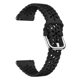 Silicnoe klokkerem erstatning for Samsung Galaxy watch 6 40mm Huami Amazfit Sort