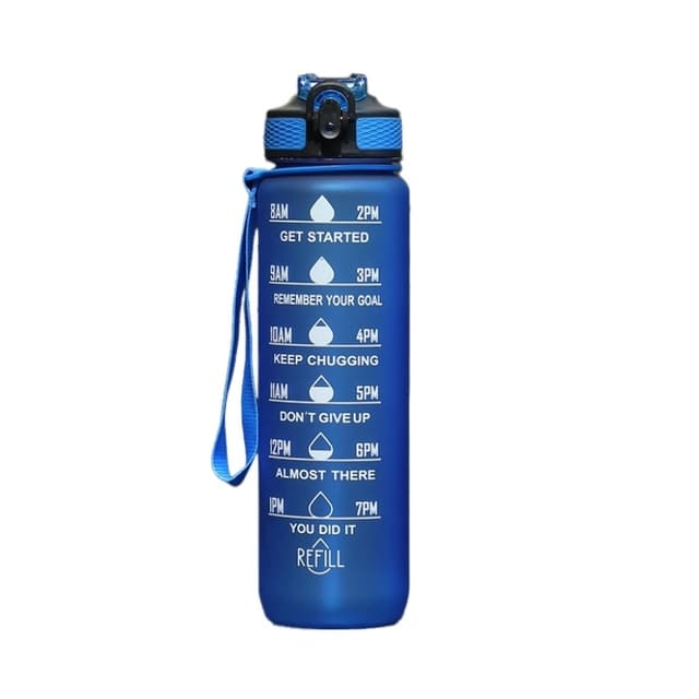 Sportsvannflaske 1000ml Blå