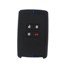 Silikoninen auton avaimenperäkotelo, auton kuoren kansi Renault Koleos Espace 4 Buttonille