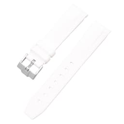 Silikonreim for Omega Swatch co-branded månelanding planetklokke Hvit