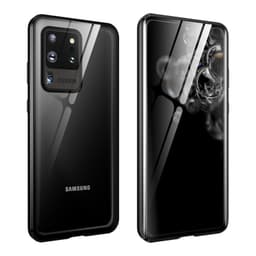 Magnetisk telefondeksel, dobbeltsidig høydefinisjonsdeksel mot fingeravtrykk Sort Samsung A14