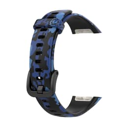 Urrem til Huawei Band 6 Honor Band 6/7 Sort + blå