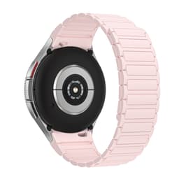 Magneettinen silikoniranneke Samsung Galaxy Watch 4, 4 Classicille Vaaleanpunainen