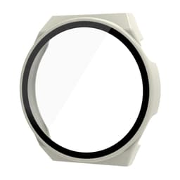 Veske med skjermbeskytter for Huawei Watch GT3 Pro/Porsche (46mm) Hvit