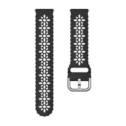 Silicnoe klokkerem erstatning for Samsung Watch5/4/6 Huawei GT 3 Svart+grå