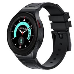 Silikonklokkerem for Samsung Galaxy Watch 654 Sort