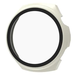 Suojakuori näytönsuojalla Huawei Watch 4 Prolle Valkoinen