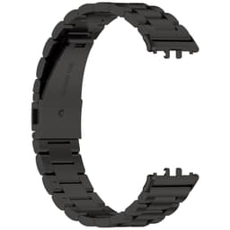 Klokkerem i rustfritt stål for Samsung Galaxy Fit 3 Sort