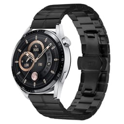 Urrem i rustfrit stål til Fitbit Versa/Versa 2 / Versa Lite Sort