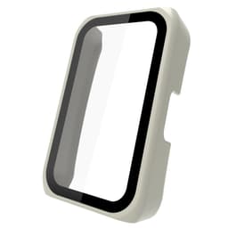 Etui med skærmbeskytter til Huawei Band 7/6/Honor 6 Hvid
