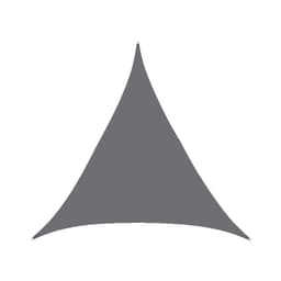 Triangle Sun Shade Sail Canopy markiisi, Beach Patio, UV Block Harmaa M