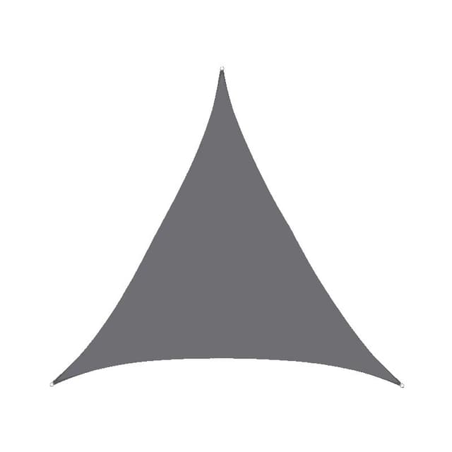 Triangle Sun Shade Sail Canopy markiisi, Beach Patio, UV Block Harmaa M