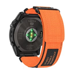 Tarranauhallinen nylon urheiluhihna Garmin wtach Oranssi 22 mm