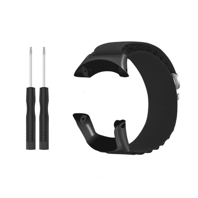 Nylon urrem udskiftning til Suunto Ambit 3/2/1/3 Sport/3 Run Sort