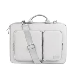 Laptopveske med skulderstropp Sølvgrå L