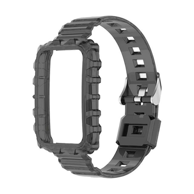 Xiaomi Band 7 Pro -ranneke - Läpinäkyvä TPU Musta