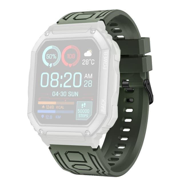 Armband För Garmin Fenix ​​7 / 7 Pro / 6 / 5 22 mm silikon - Grön