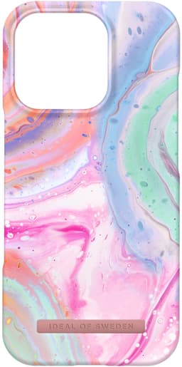 Ideal of Sweden Fashion-etui til iPhone 16 Pro (pastelfarvet marmor)