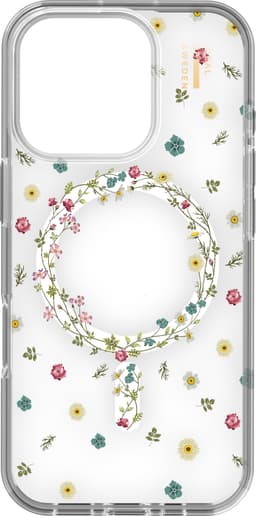 iDeal of Sweden MagSafe Clear deksel for iPhone 16 Pro Max (floral)