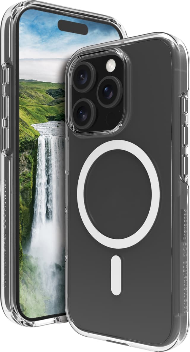 Dbramante1928 Iceland Ultra D3O MagSafe iPhone 16 ProMax fodral (genomskinligt)