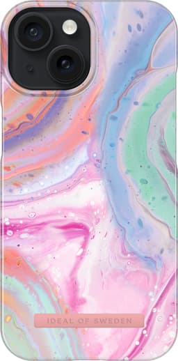Ideal of Sweden Fashion fodral till iPhone 15 (pastellmarmor)