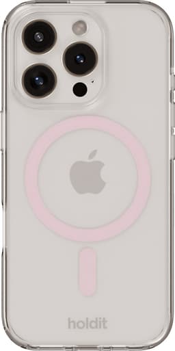 Holdit iPhone 16 MagSafe deksel (rosa)