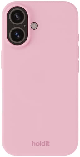 Holdit Silicone iPhone 16 deksel (rosa)