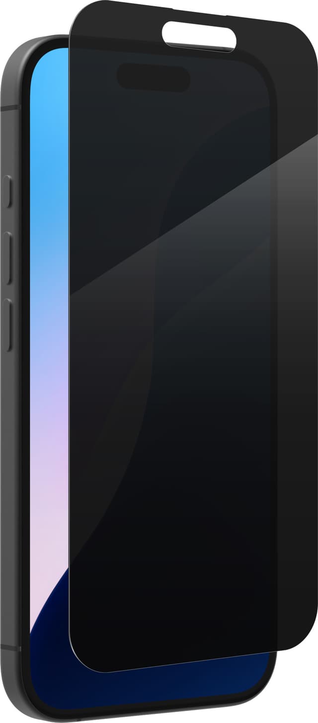 Zagg iPhone 16/15 Glass Elite Privacy skärmskydd