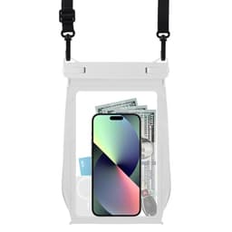 Vedenpitävä puhelintasku - Pieni Crossbody-laukku Valkoinen