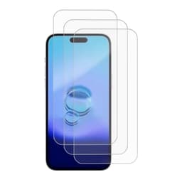 HD hærdet glasfilm i aluminiumslegering Fuldt dæksel Dropsikker til iPhone Gennemsigtig iPhone 15 Pro Max