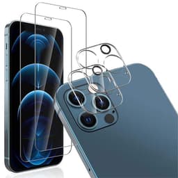 iPhone 12 Pro Max näytönsuoja ja kameran suojakalvo 2+2