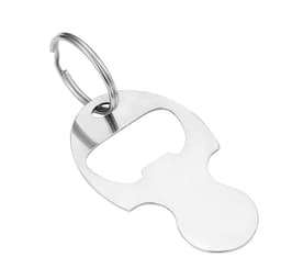 Supermarked vogn token nøglering Sølv M