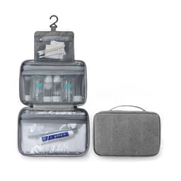 Sammenleggbar oppbevaringspose Reiseoppbevaringsveske Grå M