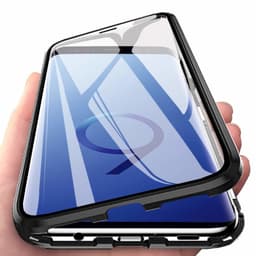 Samsung Galaxy S9 deksel med skjermbeskytter Svart