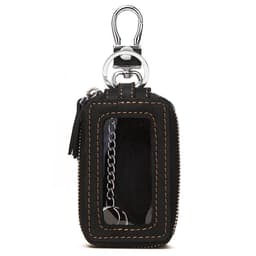 Bil nøglering Nøgle etui Holder pose Sort