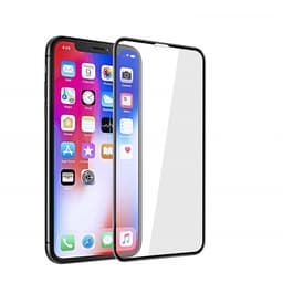 Skärmskydd iPhone XR Härdat glas Svart