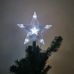 Juletræslysstjerne, Hvid